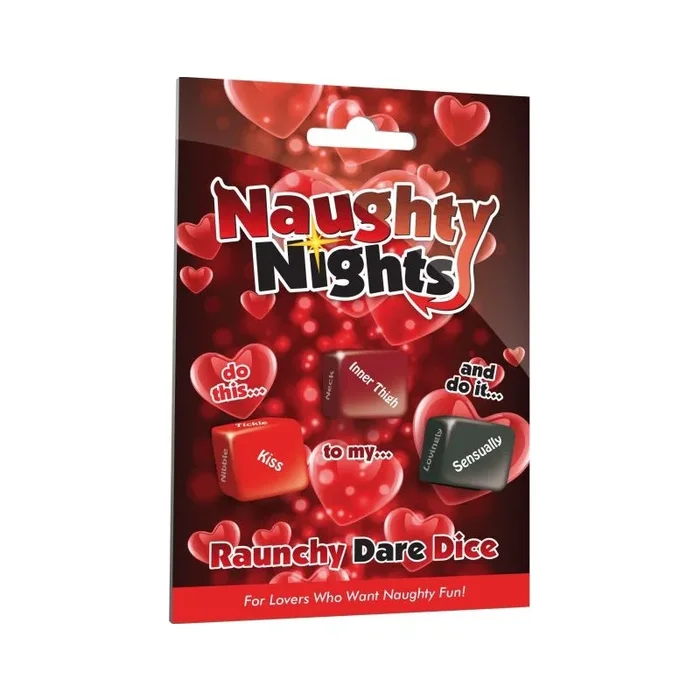Naughty Nights Dice – 3 Piece Frisky Dare Dice Set