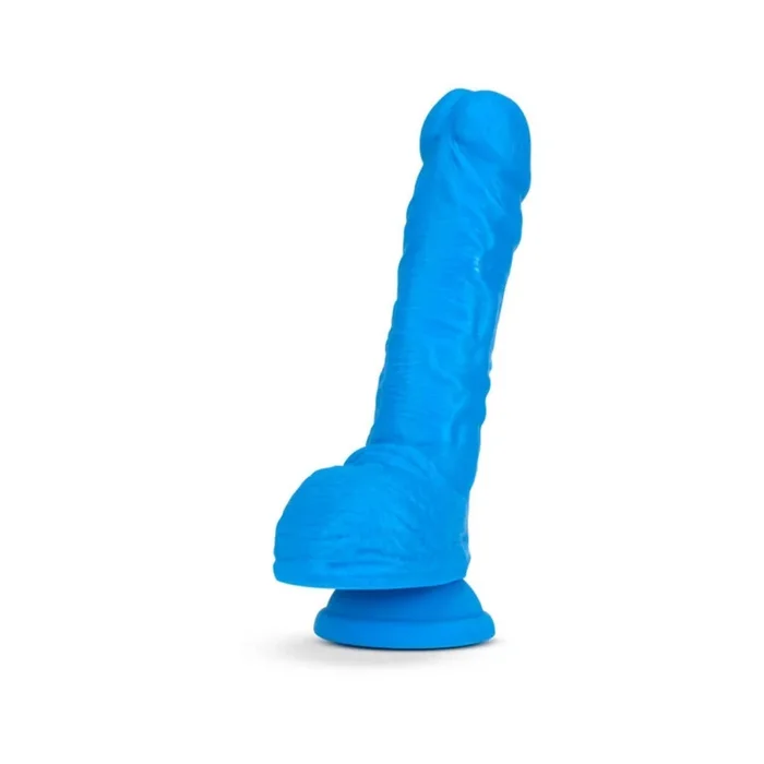 Neo Elite – 9 in Silicone Dual Density Dildo with Balls