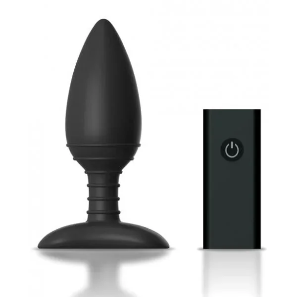 Nexus Ace Remote Control Large Butt Plug Black