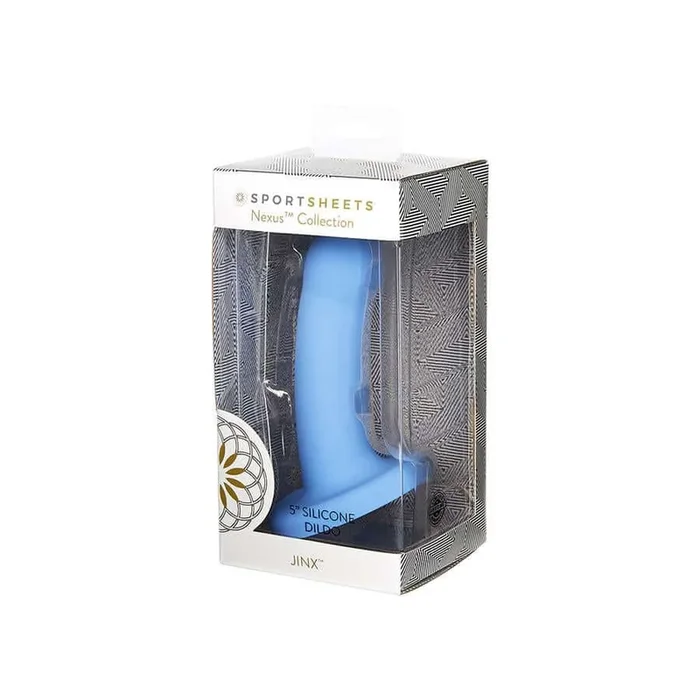 Nexus Jinx Periwinkle 5-Inch Silicone Strap-On Dildo – Phthalate-Free and Hypoallergenic