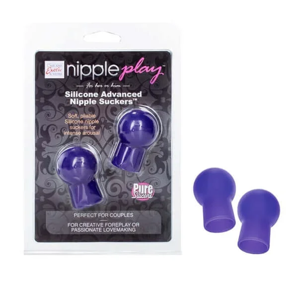 Nipple Play Silicone Advanced Nipple Suckers Purple | Intensify Arousal with Precision