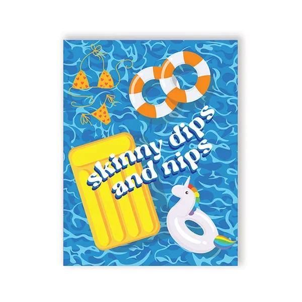 Nips And Dips Greeting Card Toss Your Salad Joke Card