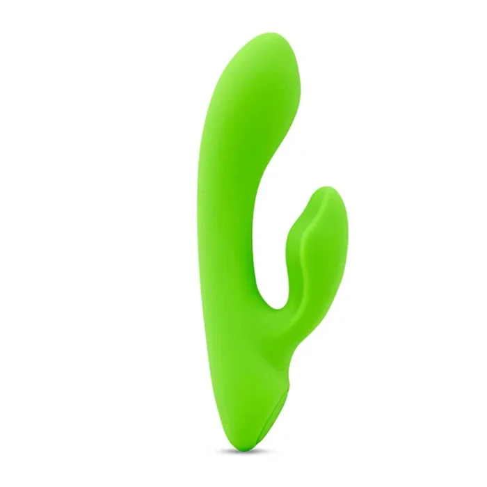 Nu Sensuelle Jolie Nubii Warming Mini Rabbit Vibrator Lime Green