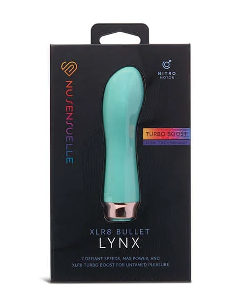 Nu Sensuelle Lynx Bullet Vibrator with Nitro Motor – Tiffany Blue
