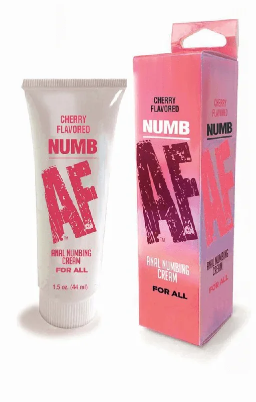 NUMB AF Cherry-Flavored Anal Desensitizer Gel – 1.5 Fl. Oz.: Enhance Comfort & Pleasure