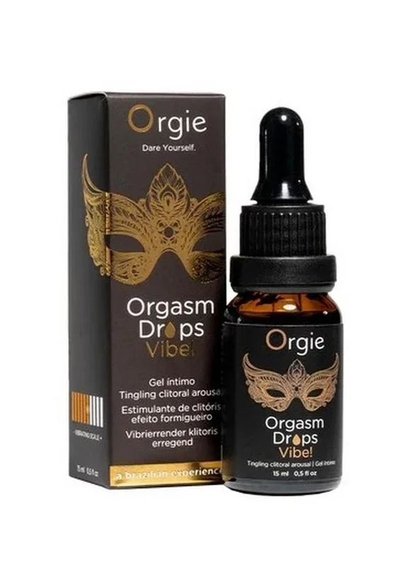 Orgie Orgasm Drops – Vibe! – Tingling Clitoral Arousal Serum