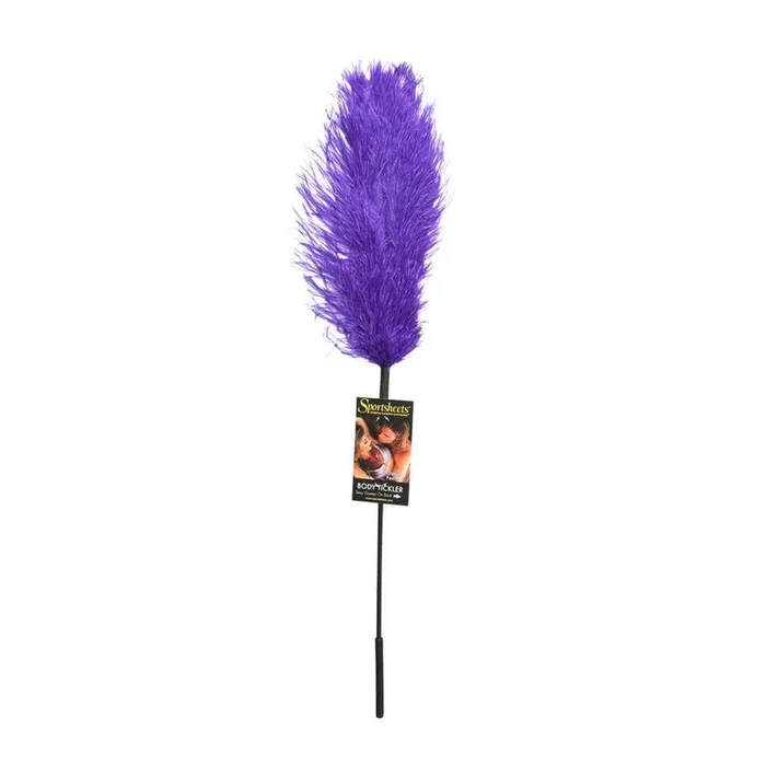 Ostrich Feather Tickler Purple