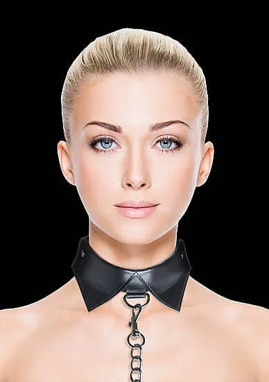 Ouch Exclusive Collar and Leash Black