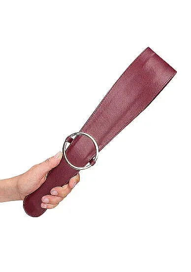 Ouch Halo Belt Flogger Burgundy – Luxury in BDSM