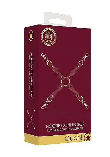 Ouch Halo Hogtie Connector Burgundy: Elevate Your BDSM Play with Elegance