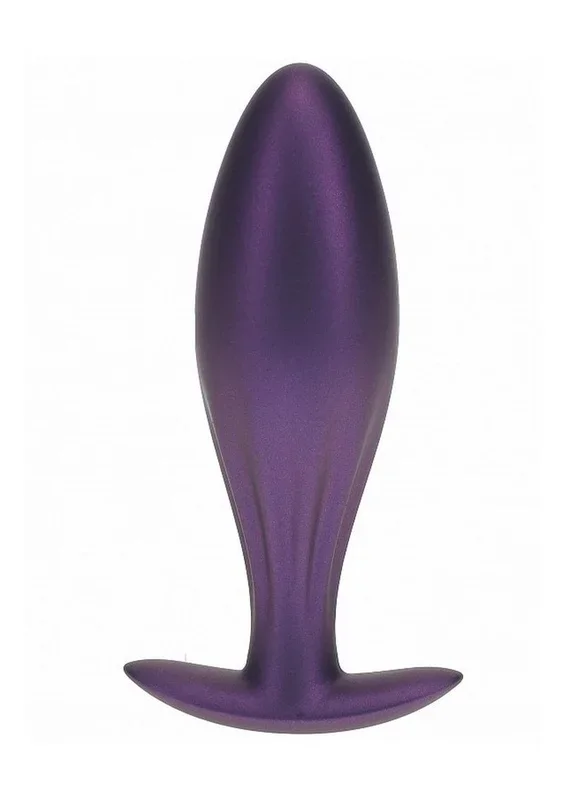 Ouch! Oval Anal Plug Silicone – Metallic