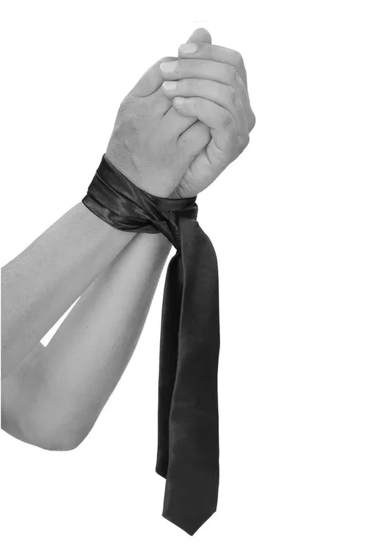 Ouch! Satin Bondage Tie – Black