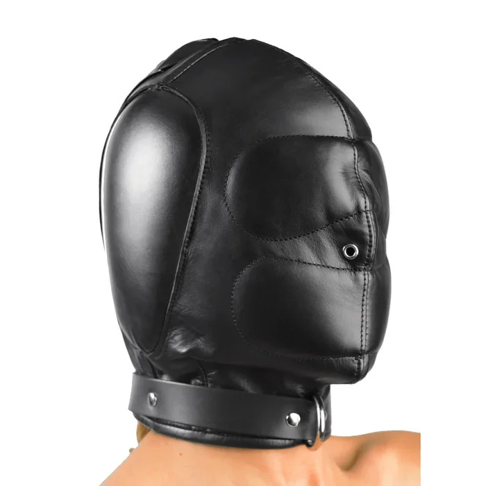 Padded Leather Hood – MediumLarge