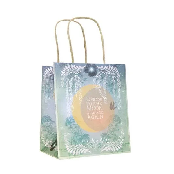 Papaya Mini Gift Bag – Moon & Back