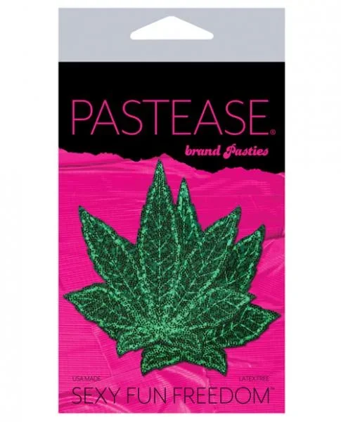 Pastease – Glitter Marijuana Leafs – Green