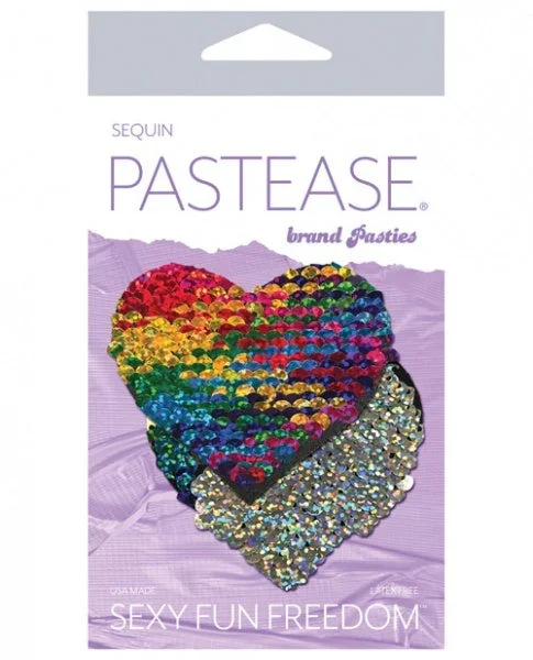 Pastease Color Changing Flip Sequins Heart – Rainbow O/S