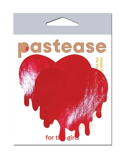 Pastease Faux Leather Melty Heart – Red O/S