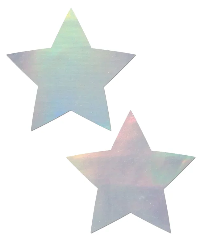 Pastease Hologram Star – Silver O/S