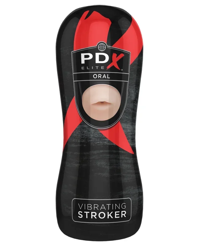 PDX Elite Vibrating Stroker – Oral