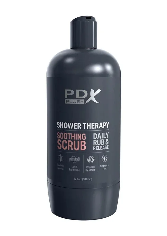 PDX Plus Shower Therapy Soothing Scrub Discreet Stroker