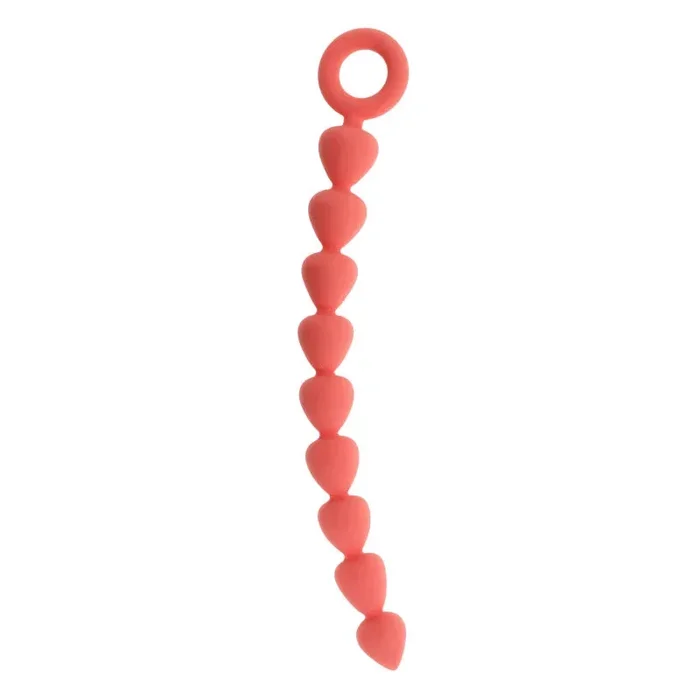 Peaches ‘N Creame Silicone Anal Beads – Peach
