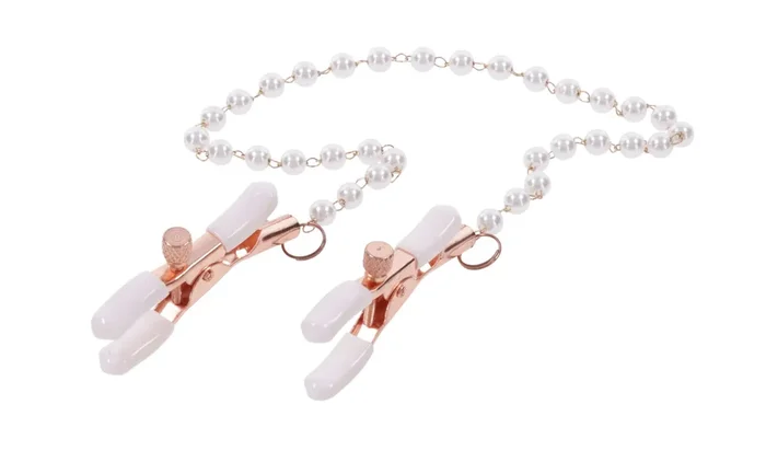 Peaches ‘N Creame Pearl Nipple Clamps – Pink