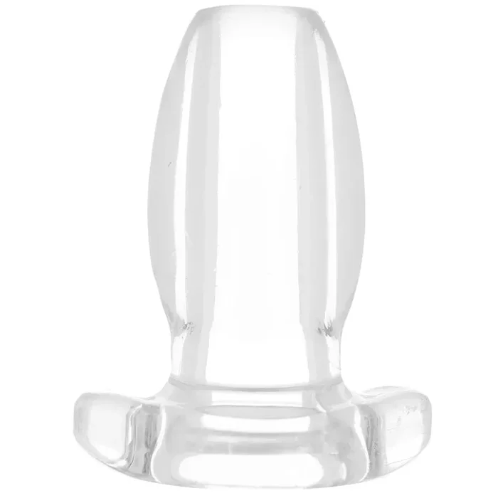 Peephole Clear Hollow Anal Plug