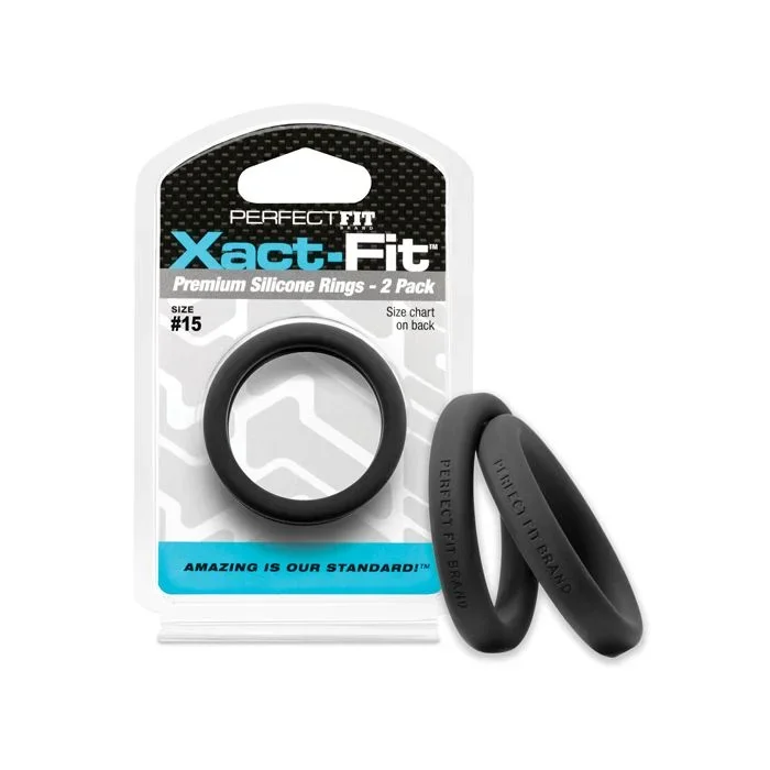 Perfect Fit Xact Fit #15 – Black Pack of 2