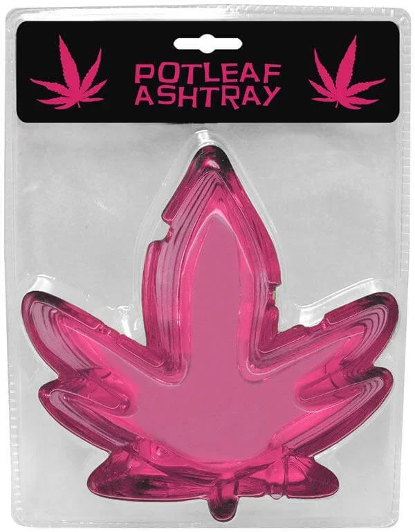 Pink Potleaf Ashtray