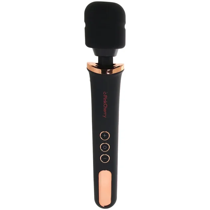 PinkCherry Rechargeable Wand in Black