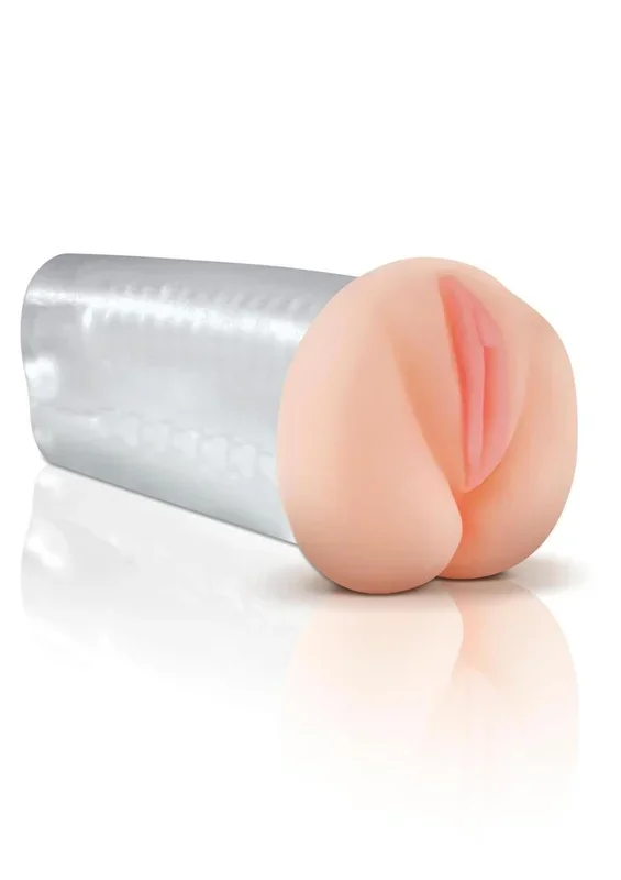 Pipedream Extreme Toyz Deluxe See-Thru Stroker Masturbator – Pussy and Butt