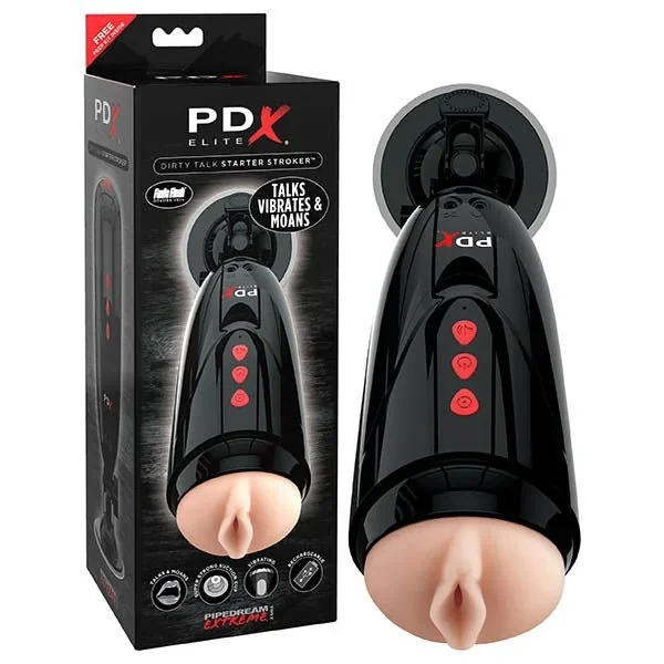 Pipedream Extreme Toyz Elite Dirty Talk Starter Stroker – Sound Effects