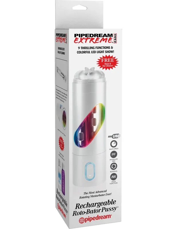 Pipedream Extreme Toyz Rechargeable Roto Bator Pussy: The Ultimate Automated Pleasure Experience