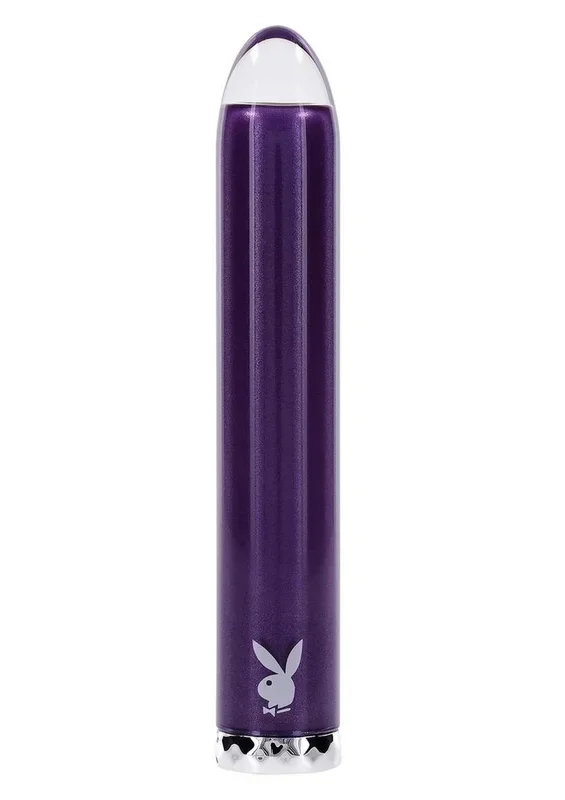 Playboy Amethyst Rechargeable Glass Vibrator