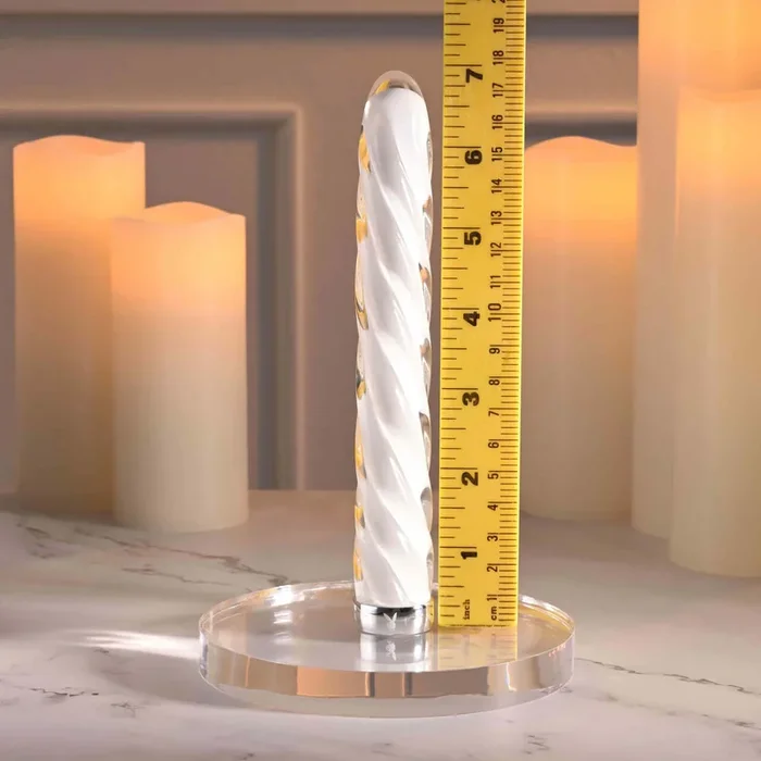 Playboy In A Twist – Glass Vibrator | Spiral Design, 10 Speeds & Rhythms