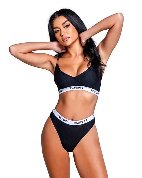 Playboy Lifestyle 2-Piece Set – Black –