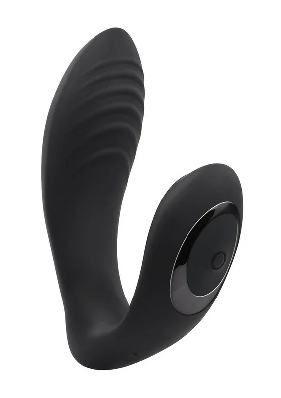 Playboy Play Time Rechargeable Silicone Dual Vibrator with Clitoral Stimulator