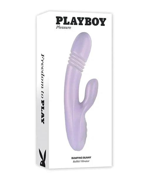 Playboy Pleasure Bumping Bunny Rabbit Vibrator – Opal