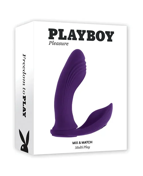 Playboy Pleasure Mix & Match Dual Vibrator – Purple