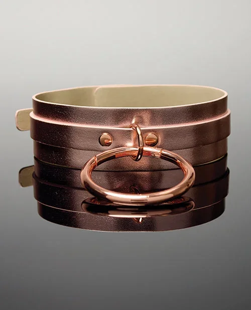 Pleasure Collection Adjustable Collar – Rose Gold