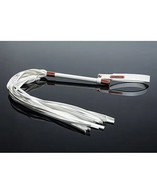 Pleasure Collection Matte Finish Whip – White / rose Gold