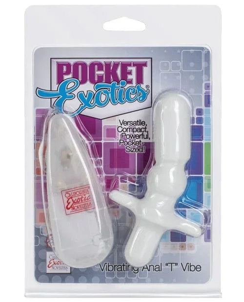 Pocket Exotics Anal T Vibe – Ivory