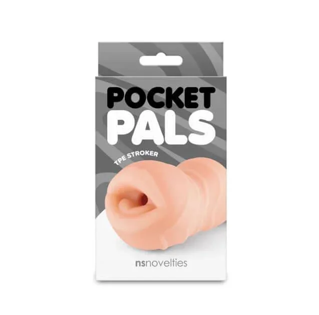 Pocket Pals Stroker Mouth Caramel