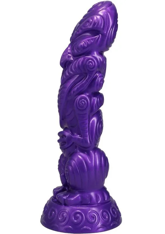 Polynesian Pleasure Idols Uhane Ino Spirit Idol Rechargeable Silicone Vibrating Dildo with Remote