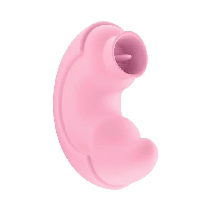 Pout & Play Double Ended Vibrator with Licking Tongue