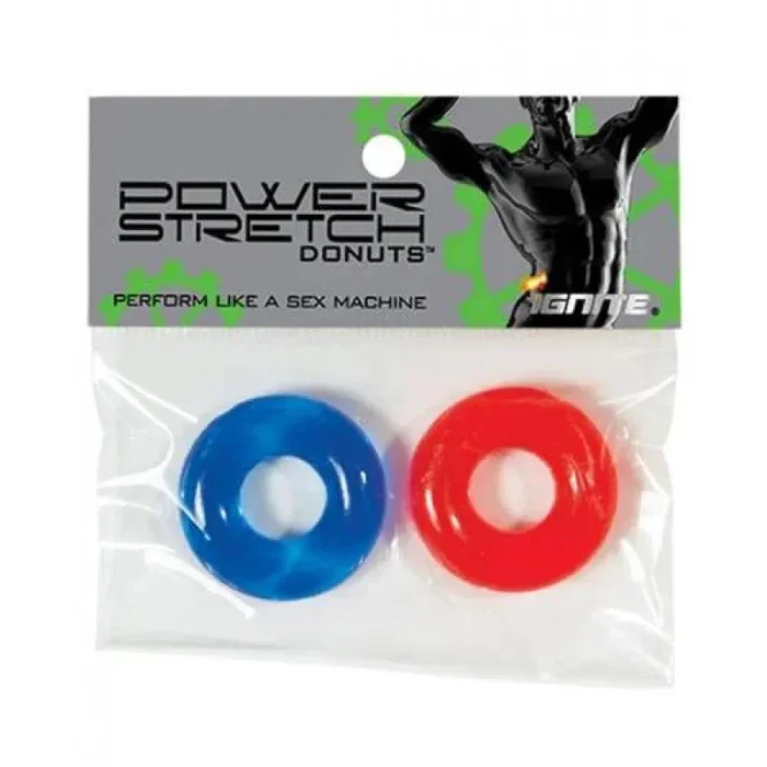 Power Stretch Donuts – 2 Pack – Red and Blue