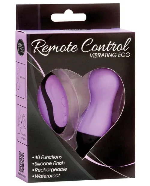 Powerbullet Remote Control Vibrating Egg – Purple
