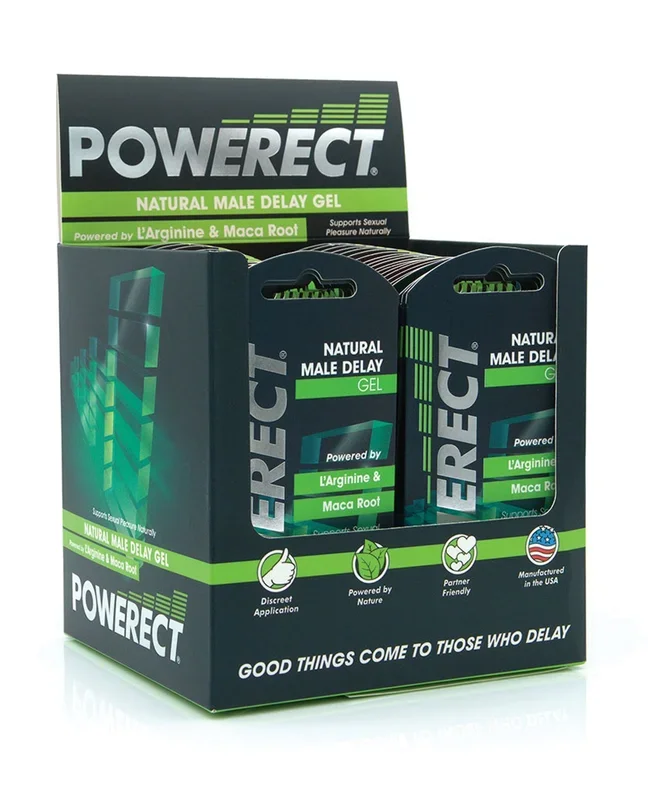 Powerect Natural Delay Serum Foil Display – 5 ml Display of 54