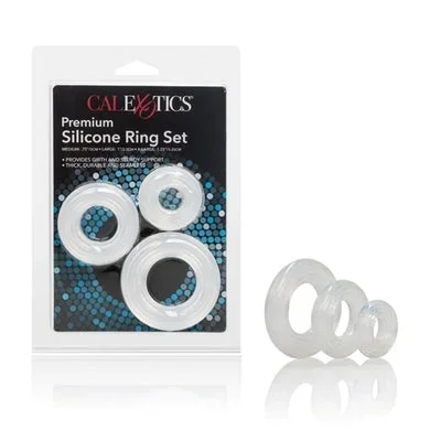 Premium Clear Silicone Ring Set – Medium, Large, XL Sizes