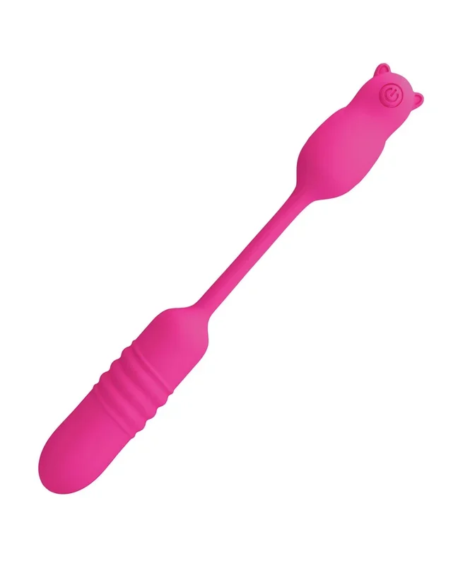 Pretty Love Nobikuma Thrusting Bullet Vibrator In Fuchsia